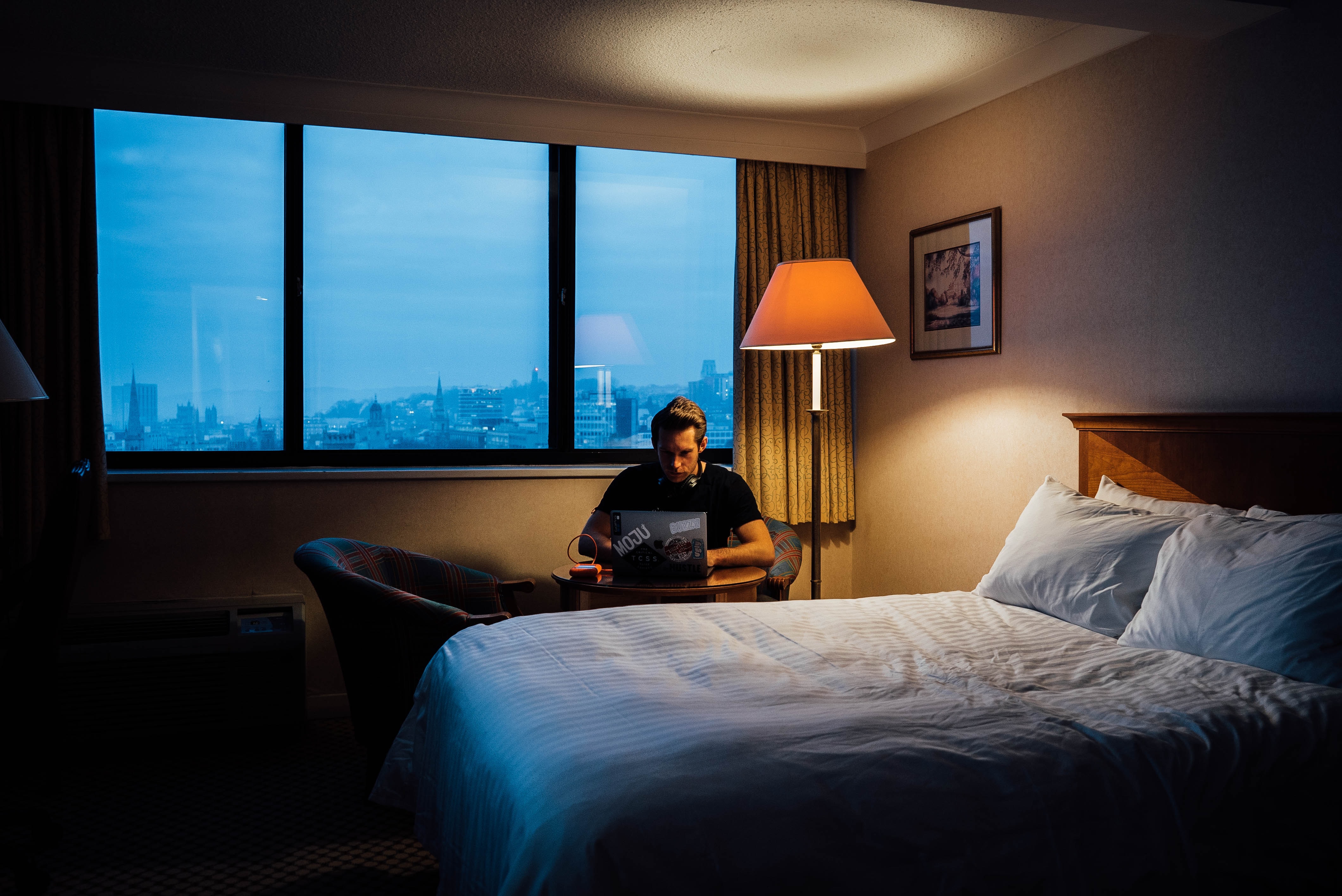 Thuiswerken in hotel nog geen succes